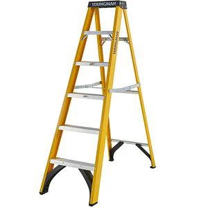 Youngman 6 Tread Heavy Duty Trade Step Ladder (52744618)